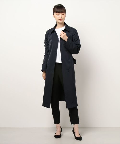 HANAE MORI(ハナエモリ)の「【HANAE MORI】コート(その他アウター・レディース・ベージュ/ネイビー・38/40)」の2枚目の写真