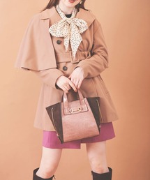 31 Sons de mode | クロコ×スエード配色バッグ(ショルダーバッグ)