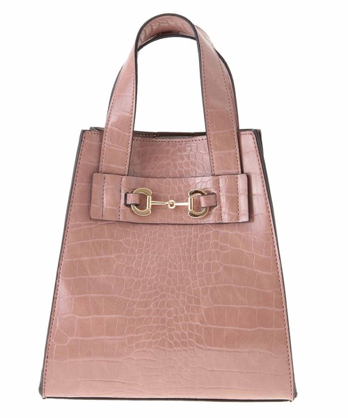 31 Sons de mode(トランテアン ソン ドゥ モード)の「クロコ×スエード配色バッグ(ショルダーバッグ・レディース・クリーム/ボルドー/ピンク・FREE)」の11枚目の写真