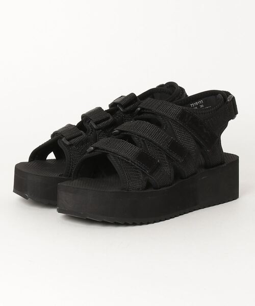MANASTASH(マナスタッシュ)の「MANASTASH/マナスタッシュ WS CLIFTY PLATFORM SANDAL プラットフォームサンダル ウィメンズ(サンダル・レディース・ブラック/ベージュ/カラフル・38/36/37)」の2枚目の写真