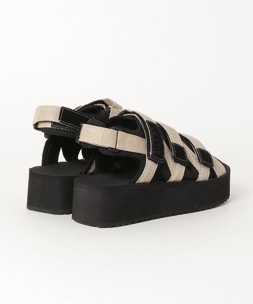 MANASTASH(マナスタッシュ)の「MANASTASH/マナスタッシュ WS CLIFTY PLATFORM SANDAL プラットフォームサンダル ウィメンズ(サンダル・レディース・ブラック/ベージュ/カラフル・38/36/37)」の4枚目の写真