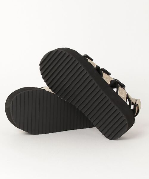 MANASTASH(マナスタッシュ)の「MANASTASH/マナスタッシュ WS CLIFTY PLATFORM SANDAL プラットフォームサンダル ウィメンズ(サンダル・レディース・ブラック/ベージュ/カラフル・38/36/37)」の5枚目の写真