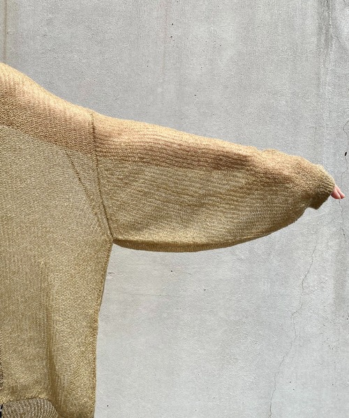 CAPRICIEUX LE'MAGE(カプリシューレマージュ)の「モヘヤ透かしプルオーバー(ニット/セーター・レディース・グレー/ベージュ/グリーン/ブルー/ピンク・FREE)」の22枚目の写真