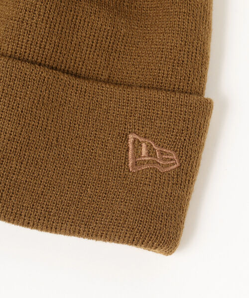 BEAMS BOY（ビームスボーイ）の「NEW ERA × BEAMS BOY / 別注 ポン ニット ワッチキャップ（ニットキャップ/ビーニー・レディース・ネイビー/ブラウン/グリーン・ONE SIZE）」の7枚目の写真