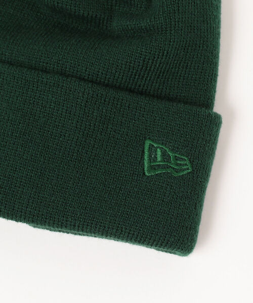 BEAMS BOY（ビームスボーイ）の「NEW ERA × BEAMS BOY / 別注 ポン ニット ワッチキャップ（ニットキャップ/ビーニー・レディース・ネイビー/ブラウン/グリーン・ONE SIZE）」の10枚目の写真