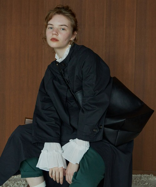 Libra Cue（リブラ キュー）の「【A4サイズ収納可】ワンハンドルショルダー（ショルダーバッグ・レディース・ブラック/ライトグレー/ブラウン・FREE）」の4枚目の写真