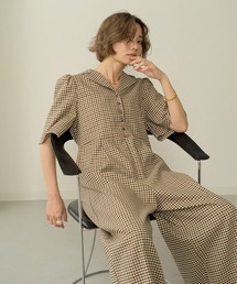 Bab | 【WEB限定】チェックオールインワン(つなぎ/オールインワン)