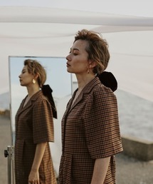 Bab | 【WEB限定】チェックオールインワン(つなぎ/オールインワン)