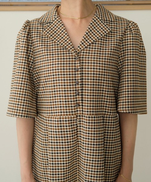 Bab（バブ）の「【WEB限定】チェックオールインワン（つなぎ/オールインワン・レディース・ベージュ/ブラウン・38）」の21枚目の写真