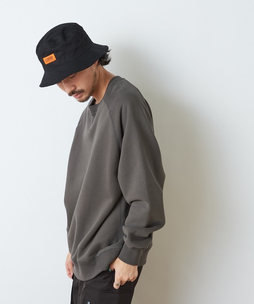 CIAOPANIC TYPY(チャオパニックティピー)の「【OSORO】スウェードライク裏毛プルオーバー(スウェット・メンズ・ホワイト系その他/チャコールグレー/ライトグレー/グリーン/レッド/オレンジ・S/M/L/XL)」の20枚目の写真