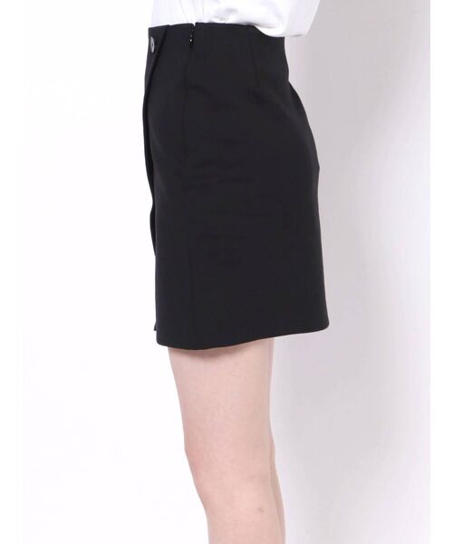 EMODA（エモダ）の「ラップカバーミニスカート（スカート・レディース・ブラック/グレー/マスタード・MEDIUM/SMALL）」の11枚目の写真