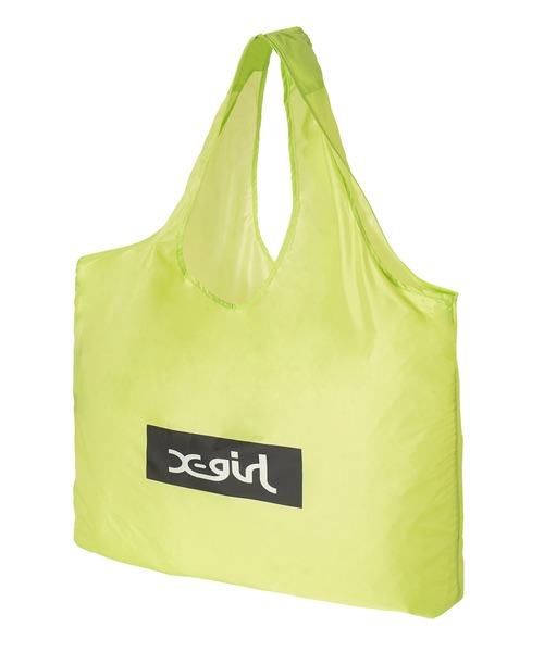 X-girl（エックスガール）の「REUSABLE BAG（エコバッグ/サブバッグ・レディース・ホワイト/ベージュ/ライトグリーン・ONE SIZE）」の22枚目の写真