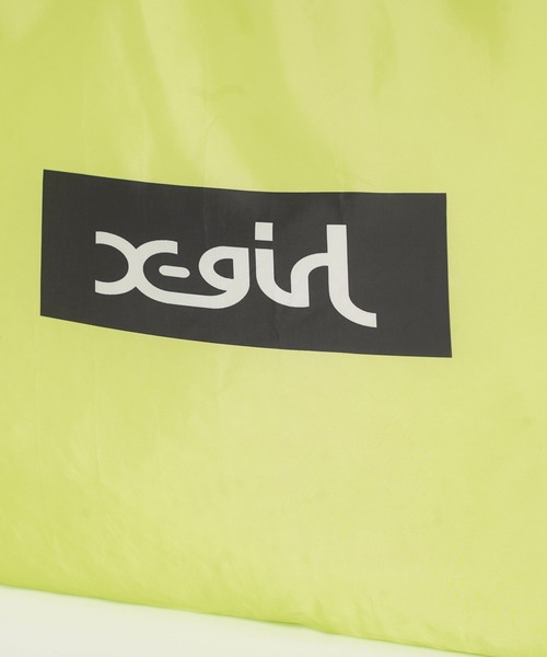 X-girl（エックスガール）の「REUSABLE BAG（エコバッグ/サブバッグ・レディース・ホワイト/ベージュ/ライトグリーン・ONE SIZE）」の14枚目の写真