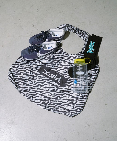 X-girl（エックスガール）の「REUSABLE BAG（エコバッグ/サブバッグ・レディース・ホワイト/ベージュ/ライトグリーン・ONE SIZE）」の19枚目の写真