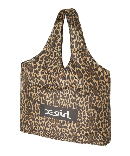 X-girl（エックスガール）の「REUSABLE BAG（エコバッグ/サブバッグ・レディース・ホワイト/ベージュ/ライトグリーン・ONE SIZE）」の10枚目の写真