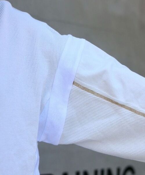 AULA AILA（アウラアイラ）の「【別注】AULA AILA/アウラアイラ/サーマルロングスリーブTシャツ（Tシャツ/カットソー・レディース・ホワイト/レッド・0）」の20枚目の写真