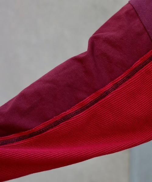 AULA AILA（アウラアイラ）の「【別注】AULA AILA/アウラアイラ/サーマルロングスリーブTシャツ（Tシャツ/カットソー・レディース・ホワイト/レッド・0）」の15枚目の写真