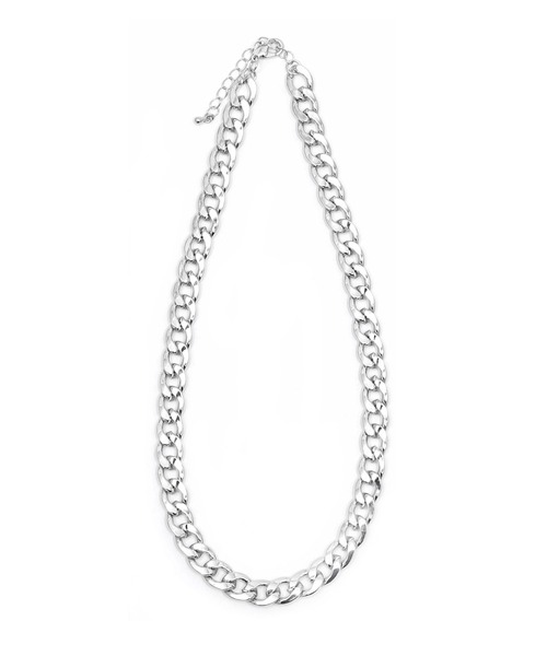 Figments（フィグメンツ）の「ヘビーチェーンネックレス（ネックレス・レディース・シルバー・FREE）」の3枚目の写真
