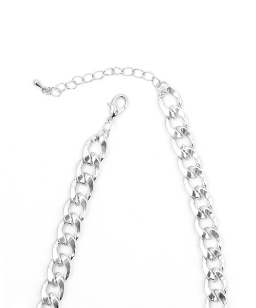 Figments（フィグメンツ）の「ヘビーチェーンネックレス（ネックレス・レディース・シルバー・FREE）」の6枚目の写真