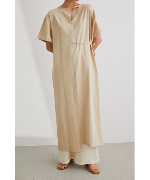 STYLEMIXER(スタイルミキサー)の「2WAYリラックスカットワンピース(ワンピース・レディース・ライトグリーン/ベージュ/ブラック・MEDIUM/SMALL)」の3枚目の写真