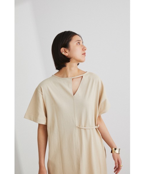 STYLEMIXER(スタイルミキサー)の「2WAYリラックスカットワンピース(ワンピース・レディース・ライトグリーン/ベージュ/ブラック・MEDIUM/SMALL)」の6枚目の写真