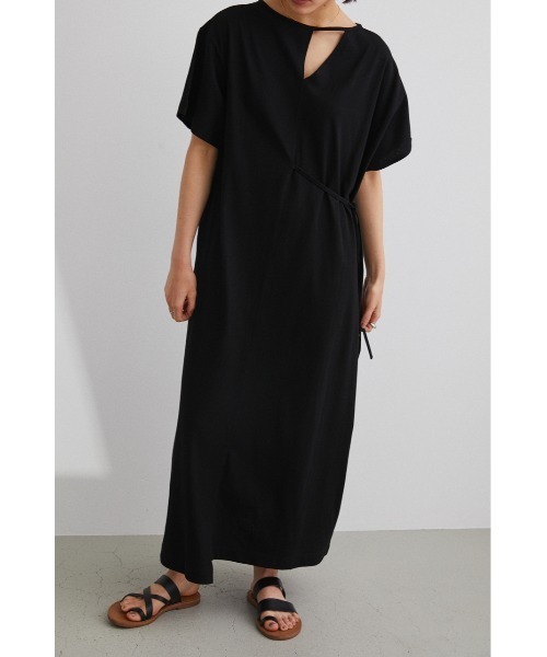 STYLEMIXER(スタイルミキサー)の「2WAYリラックスカットワンピース(ワンピース・レディース・ライトグリーン/ベージュ/ブラック・MEDIUM/SMALL)」の13枚目の写真