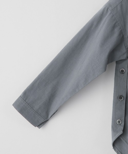 LOWRYS FARM(ローリーズファーム)の「サイドボタンスタンドシャツ 219158(シャツ/ブラウス・キッズ・ホワイト/グレー/グリーン・110cm/120cm/130cm)」の10枚目の写真