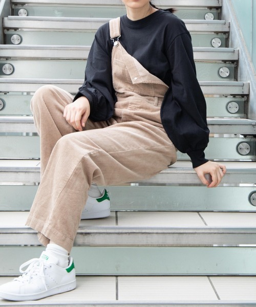 WEGO（ウィゴー）の「WEGO/ボリュームギャザースリーブロンT（Tシャツ/カットソー・レディース・ホワイト/ブラック/サックスブルー/ライトベージュ・FREE）」の21枚目の写真