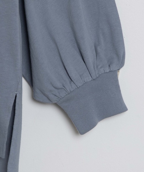 WEGO（ウィゴー）の「WEGO/ボリュームギャザースリーブロンT（Tシャツ/カットソー・レディース・ホワイト/ブラック/サックスブルー/ライトベージュ・FREE）」の17枚目の写真