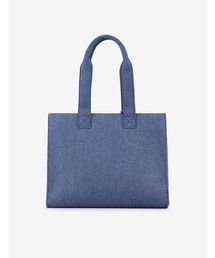 Armani ライトブルートートバッグ ポーチ付き Armani ライトブルートートバッグ ポーチ付き