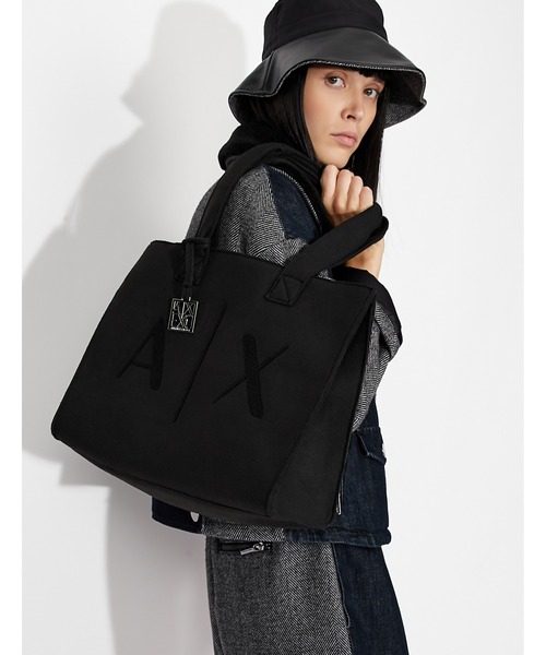 【A/X Armani Exchange】ロゴ ショッパー トートバッグ ARMANI EXCHANGE トートバッグ 「A|X アルマーニ エクスチェンジ