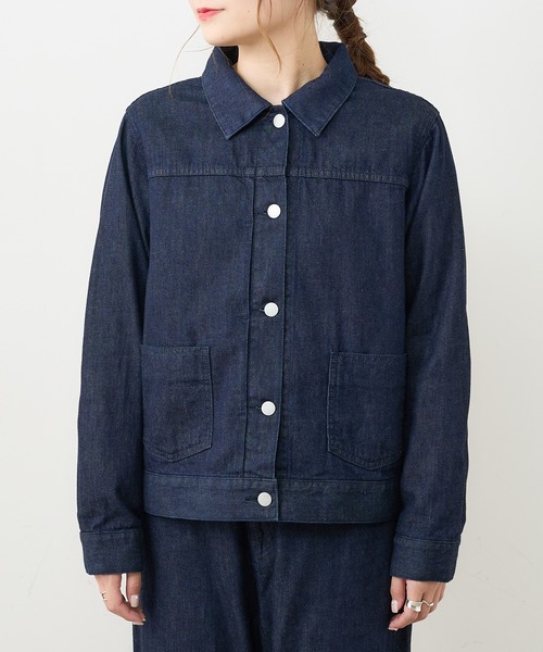 PUAL CE CIN(ピュアルセシン)の「【Du noir】JAPAN MADE デニムジャケット(デニムジャケット・レディース・ブラック/インディゴブルー・FREE)」の16枚目の写真