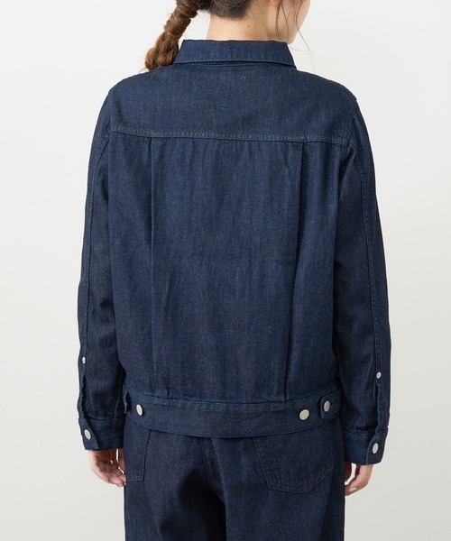 PUAL CE CIN(ピュアルセシン)の「【Du noir】JAPAN MADE デニムジャケット(デニムジャケット・レディース・ブラック/インディゴブルー・FREE)」の18枚目の写真