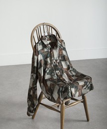 NILWAY | 総柄トロミ長袖オーバーサイズシャツ/柄シャツ(シャツ/ブラウス)