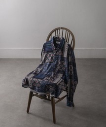 NILWAY | 総柄トロミ長袖オーバーサイズシャツ/柄シャツ(シャツ/ブラウス)