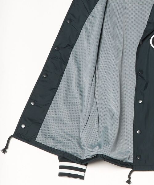 Champion(チャンピオン)の「【T18】【Champion/チャンピオン】 SATIN COACHES JACKET-SOLID(ミリタリージャケット・レディース・ブラック/ネイビー・SMALL/MEDIUM/LARGE)」の4枚目の写真