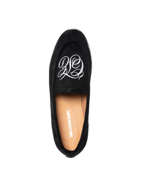 COOTIE PRODUCTIONS（クーティープロダクションズ）の「Raza House Shoes (Horse Suede)（ローファー・メンズ・ブラック/ブラック系1・8/9/8h/9h/7h/7）」の6枚目の写真