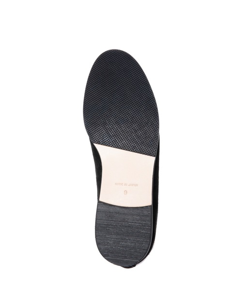 COOTIE PRODUCTIONS（クーティープロダクションズ）の「Raza House Shoes (Horse Suede)（ローファー・メンズ・ブラック/ブラック系1・8/9/8h/9h/7h/7）」の8枚目の写真