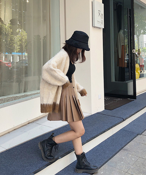 c.u.l（シーユーエル）の「【c.u.l】プードルボアムートンバケットハット cula282（ハット・レディース・ブラック/アイボリー/ブラウン/ベージュ・FREE）」の6枚目の写真