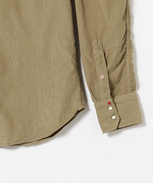 BOLZONELLA（ボルゾネッラ）の「BOLZONELLA / コーデュロイ ウエスタンシャツ（シャツ/ブラウス・メンズ・ベージュ・40/38/39/37）」の6枚目の写真