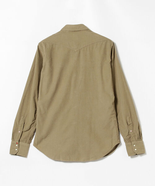 BOLZONELLA（ボルゾネッラ）の「BOLZONELLA / コーデュロイ ウエスタンシャツ（シャツ/ブラウス・メンズ・ベージュ・40/38/39/37）」の5枚目の写真