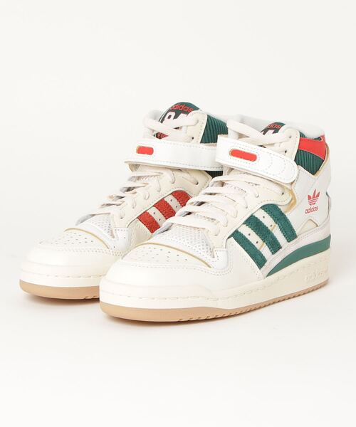 adidas（アディダス）の「フォーラム 84 ハイ [FORUM 84 HIGH] アディダスオリジナルス（スニーカー・メンズ・ホワイト×グリーン/ホワイト系その他・22.5cm/23.5cm/24.5cm/25.5cm/26.5cm/27.5cm/28.5cm/23.0cm/24.0cm/25.0cm/26.0cm/27.0cm/28.0cm/29.0cm/22.0cm）」の14枚目の写真