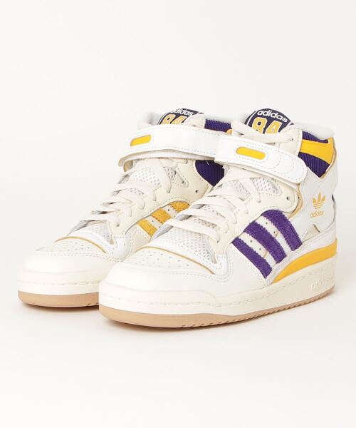 adidas（アディダス）の「フォーラム 84 ハイ [FORUM 84 HIGH] アディダスオリジナルス（スニーカー・メンズ・ホワイト×グリーン/ホワイト系その他・22.5cm/23.5cm/24.5cm/25.5cm/26.5cm/27.5cm/28.5cm/23.0cm/24.0cm/25.0cm/26.0cm/27.0cm/28.0cm/29.0cm/22.0cm）」の12枚目の写真