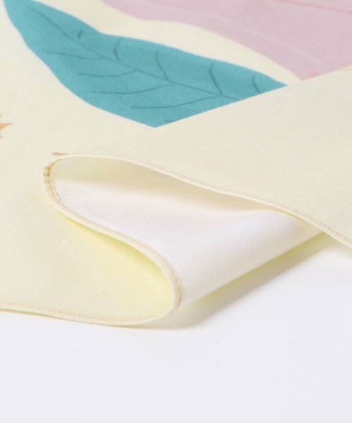 KBF（ケイビーエフ）の「Aki Ishibashiコラボハンカチ（バンダナ/スカーフ・レディース・ブラック/アイボリー/ミント・ONE）」の10枚目の写真