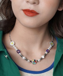 SPINNS | 42cm アソートビーズネックレス(ネックレス)