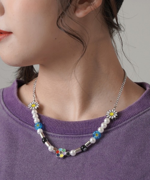SPINNS(スピンズ)の「42cm アソートビーズネックレス(ネックレス・レディース・A/B・ONESIZE)」の14枚目の写真