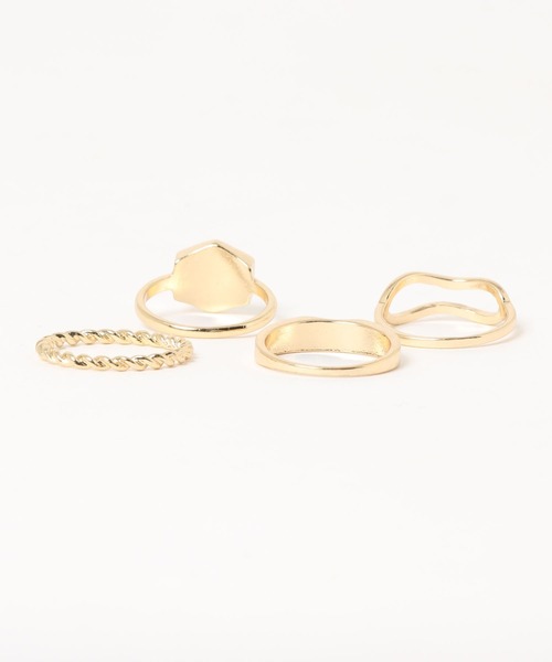 apres jour（アプレジュール）の「【apres jour×ARIAZ】４セットリング（リング・レディース・ゴールド/シルバー・FREE）」の6枚目の写真