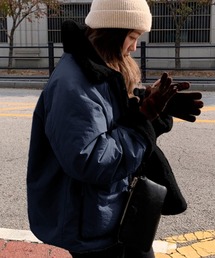 リバーシブルボアジャケット