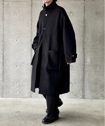 y/m by れぽすけ | ビッグポケットスタンドカラーコート(その他アウター)