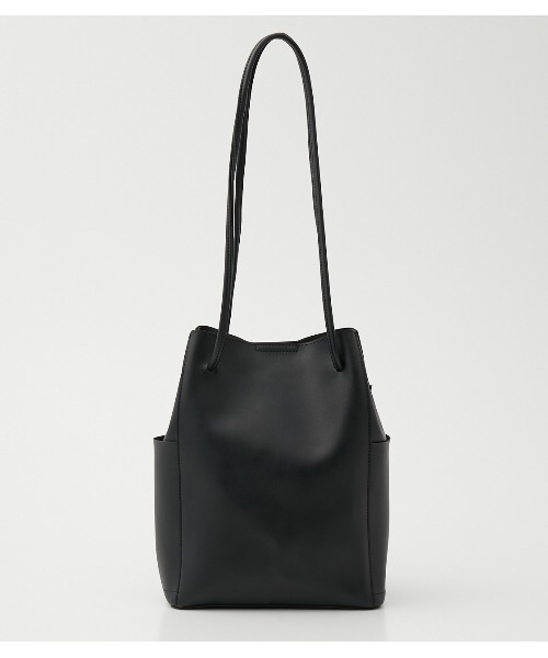AZUL by moussy(アズールバイマウジー)の「THIN STRAPS TOTE BAG/シンストラップトートバッグ(トートバッグ・レディース・ブラック/ライトブルー/ライトブラウン・FREE)」の5枚目の写真